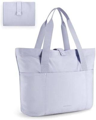 BAGSMART τσάντα Tote για γυναίκες, διπλού τύπου τσάντα Tote με φερμουάρ Μεγάλη τσάντα ώμου Πάνω χειριστήριο τσάντα για ταξίδια, εργασία