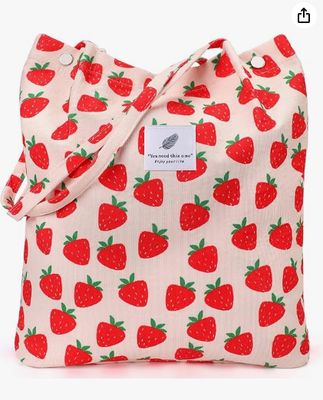 Τσάντα Ώμου για Γυναίκες και Κορίτσια, Μεγάλης Χωρητικότητας, Επαναχρησιμοποιήσιμη από Κορδονέ, για Ψώνια, με Εσωτερική Τσέπη