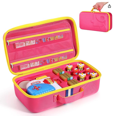 Σκληρή θήκη μεταφοράς ταιριάζει για το σετ εκκίνησης βιβλίων Little Tikes Story Dream Machine, μεγάλη προστατευτική θήκη ταξιδιού για συλλογή χαρακτήρων Storytime Audio Play Real for Littles, (μόνο κουτί)