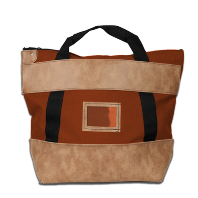 1000d Νάιλον με δερμάτινη κλειδαριά - 22w X 18h X 7d - Παρασκευασμένο για παραγγελία