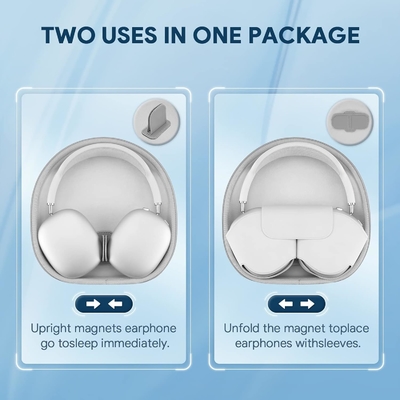 Έξυπνη θήκη για Apple AirPods Max Υποστηρίζει τη λειτουργία ύπνου, σκληρό οργανωτή φορητή θήκη ταξιδιού