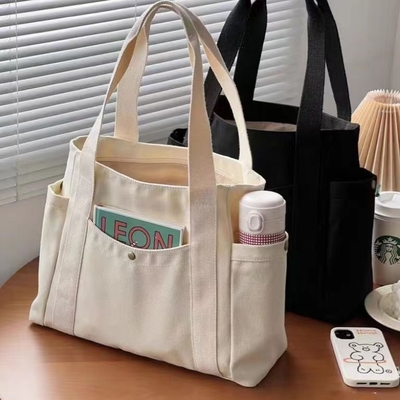 Καμβά τσάντα Tote βγαίνοντας καμβά όλα σε ένα εργασία υψηλή εμφάνιση επίπεδο μετακίνηση μεγάλη χωρητικότητα μαθητής τέχνης μονό ώμο