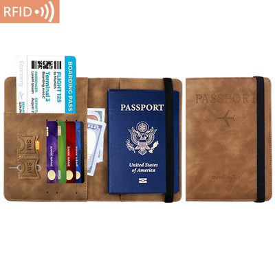 ΑΜΑΖΟΝ PU LEATHER PASSPORT BAG RFID MULTI-FUNCTIONAL PASSPORT ΚΑΠΑΣ ΤΟΥ ΚΑΠΑΣ ΤΟΥ ΚΑΠΑΣ