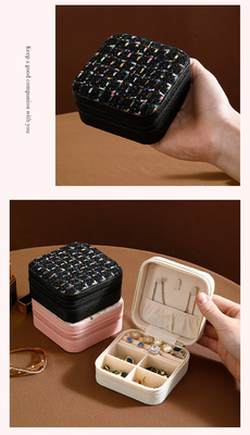 Μικρές σειρές αρωμάτων SIMPLE STORAGE TRAVEL PORTABLE JEWELRY STORAGE BOX EARRINGS RING RING Μικρό κοσμηματοπωλείο
