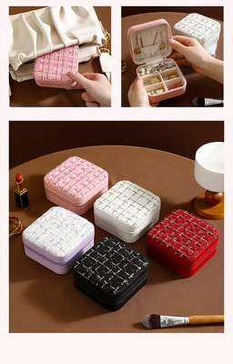 Μικρές σειρές αρωμάτων SIMPLE STORAGE TRAVEL PORTABLE JEWELRY STORAGE BOX EARRINGS RING RING Μικρό κοσμηματοπωλείο