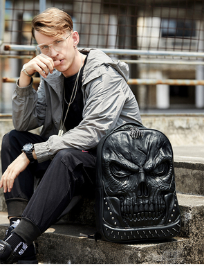 3D PU LEATHER SKULL RUCKPACK - RUCKPACKS STEAM PUNK RIVET ΠΡΟΣΟΧΗ ΠΑΣΟΧΗ ΠΑΣΟΧΗ ΠΑΣΟΧΗ ΠΑΣΟΧΗ ΠΑΣΟΧΗ