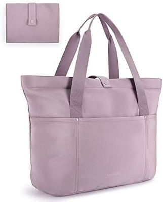 BAGSMART τσάντα Tote για γυναίκες, διπλού τύπου τσάντα Tote με φερμουάρ Μεγάλη τσάντα ώμου Πάνω χειριστήριο τσάντα για ταξίδια, εργασία