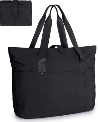 BAGSMART τσάντα Tote για γυναίκες, διπλού τύπου τσάντα Tote με φερμουάρ Μεγάλη τσάντα ώμου Πάνω χειριστήριο τσάντα για ταξίδια, εργασία