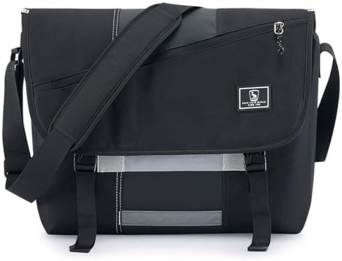 OIWAS Messenger Bag για άνδρες, 15.6 ίντσες Laptop Crossbody τσάντες γυναίκες Casual τσάντα ώμο τσάντα Κολλέγιο ταξιδιωτικό γραφείο