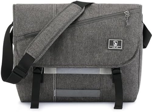 OIWAS Messenger Bag για άνδρες, 15.6 ίντσες Laptop Crossbody τσάντες γυναίκες Casual τσάντα ώμο τσάντα Κολλέγιο ταξιδιωτικό γραφείο