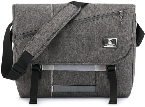 OIWAS Messenger Bag για άνδρες, 15.6 ίντσες Laptop Crossbody τσάντες γυναίκες Casual τσάντα ώμο τσάντα Κολλέγιο ταξιδιωτικό γραφείο