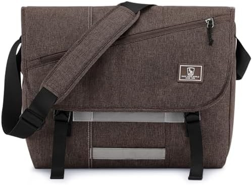 OIWAS Messenger Bag για άνδρες, 15.6 ίντσες Laptop Crossbody τσάντες γυναίκες Casual τσάντα ώμο τσάντα Κολλέγιο ταξιδιωτικό γραφείο