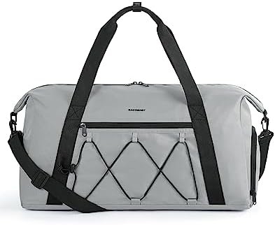 BAGSMART Gym Bag με χώρο παπουτσιών και υγρή τσέπη, ελαφριά αθλητική ταξιδιωτική τσάντα, C TO STORE SPORTS SHOES WATER