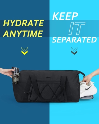 BAGSMART Gym Bag με χώρο παπουτσιών και υγρή τσέπη, ελαφριά αθλητική ταξιδιωτική τσάντα, C TO STORE SPORTS SHOES WATER