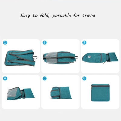 Τύλιες τσάντες για πεζοπορία 15L Ultralight Lightweight Packable Hiking Backpacks Water Resistant Folding Daypack για ταξίδια (Γκρι)