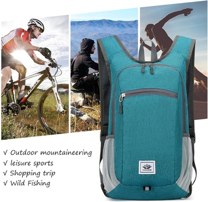 Τύλιες τσάντες για πεζοπορία 15L Ultralight Lightweight Packable Hiking Backpacks Water Resistant Folding Daypack για ταξίδια (Γκρι)