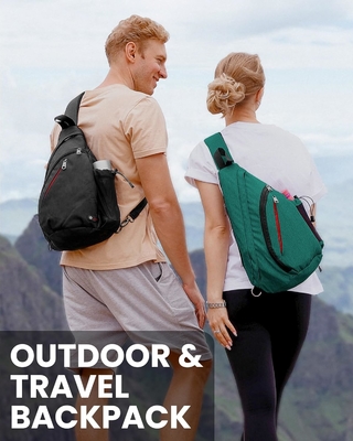 OutdoorMaster Sling Bag, Daypack πεζοπορίας, Crossbody Shoulder Chest Urban Outdoor Travel Backpack για γυναίκες και άνδρες