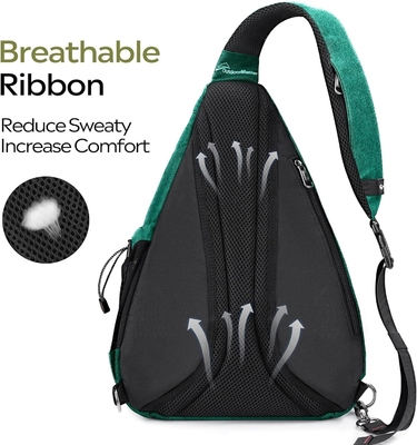 OutdoorMaster Sling Bag, Daypack πεζοπορίας, Crossbody Shoulder Chest Urban Outdoor Travel Backpack για γυναίκες και άνδρες