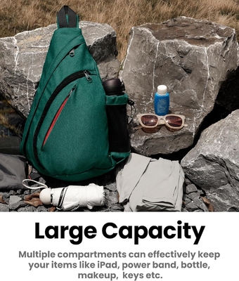 OutdoorMaster Sling Bag, Daypack πεζοπορίας, Crossbody Shoulder Chest Urban Outdoor Travel Backpack για γυναίκες και άνδρες