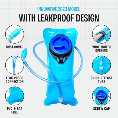 Sojourner Hydration Pack, Hydration Backpack - Water Backpack με 2l Hydration Bladder, Φεστιβάλ Απαραίτητο - Ρέιβ