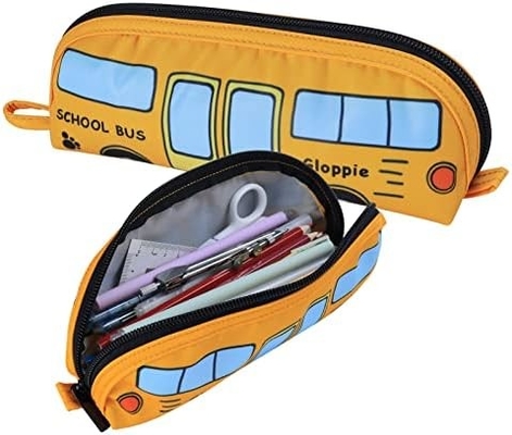 Gloppie Cute Pencil Case Kawaii Pencil Pouch Μικρό Κουτί Πένας Απλές τσάντες μολύβι με φερμουάρ Κουτί Πένας λεωφορείου,