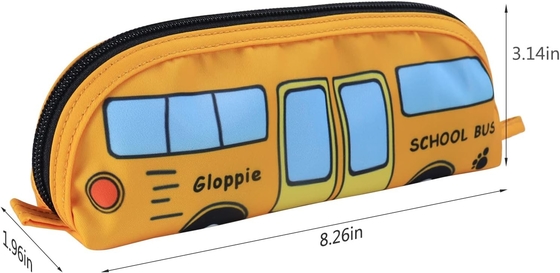 Gloppie Cute Pencil Case Kawaii Pencil Pouch Μικρό Κουτί Πένας Απλές τσάντες μολύβι με φερμουάρ Κουτί Πένας λεωφορείου,