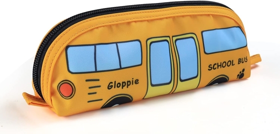 Gloppie Cute Pencil Case Kawaii Pencil Pouch Μικρό Κουτί Πένας Απλές τσάντες μολύβι με φερμουάρ Κουτί Πένας λεωφορείου,