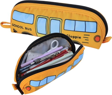 Gloppie Cute Pencil Case Kawaii Pencil Pouch Μικρό Κουτί Πένας Απλές τσάντες μολύβι με φερμουάρ Κουτί Πένας λεωφορείου,
