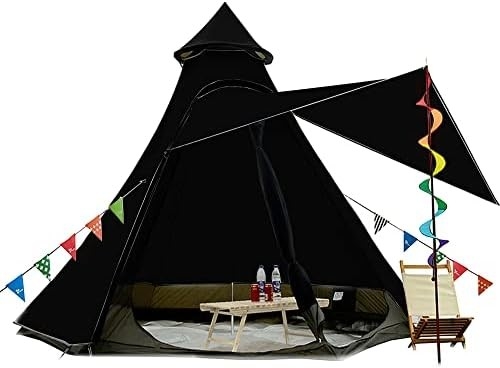 12'x10'x8'Κουπίλος Καμπινγκ Τέντα 5-6 άτομα 4 εποχή Διπλά στρώματα Ανερόστεγοι Αντι-UV Ανεμοστεγείς Τέντες Οικογενειακή υπαίθρια κατασκήνωση