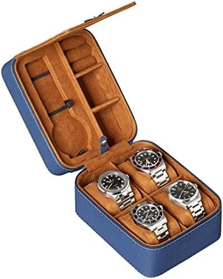 ROTHWELL 5 Watch Ταξιδιωτική Κουτί Αποθήκευση Οργανωτής για 5 ρολόγια