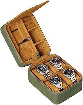 ROTHWELL 5 Watch Ταξιδιωτική Κουτί Αποθήκευση Οργανωτής για 5 ρολόγια