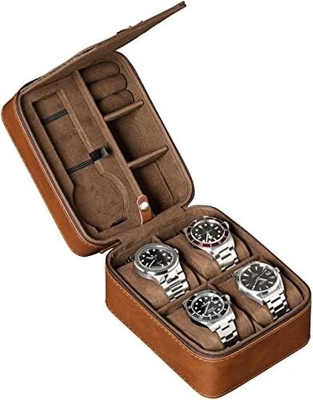 ROTHWELL 5 Watch Ταξιδιωτική Κουτί Αποθήκευση Οργανωτής για 5 ρολόγια