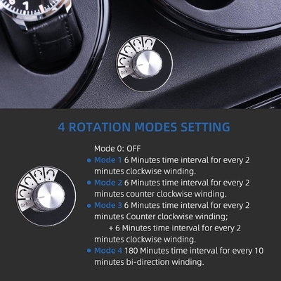 Κουδούνι ρολογιών, XTELARY Luxury 4 Motor Quad Κουδούνι ρολογιών για αυτόματα ρολόγια Safe &amp; Wooden Box Case 8+9 Αποθήκευση