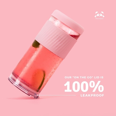 Γυάλινα κύπελλα με καπάκια και καλαμάκια -20 Fl Oz- Τέλειο μέγεθος Κύπελλο παγωμένου καφέ - Κύπελλο smoothie με μπαμπού