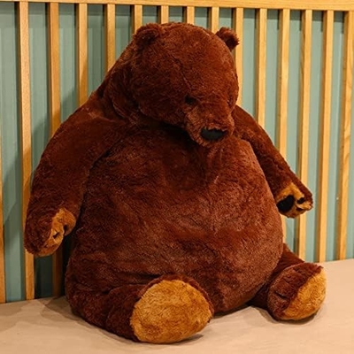 23.6 σε σκούρο καφέ αρκουδάκι Teddy Bear Plush παιχνίδι προσομοίωση Djungelskog Teddy Bear stuffed ζώο κούκλα σπίτι