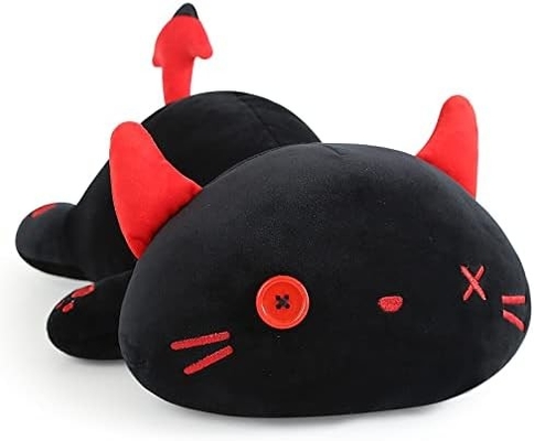 Onsoyours Cute Kitten Plush Toy 25.5 &quot;Εμπλουτισμένο ζώο κατοικίδιο Kitty Soft Anime Cat Μεγάλο Plush μαξιλάρι για παιδιά (Λευκό Α, 25.5