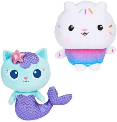 Gabby's Dollhouse, 7 ιντσών Kitty Fairy Purr-ific Plush Toy, Παιδικά Παιχνίδια για ηλικίες 3 ετών και άνω