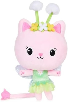 Gabby's Dollhouse, 7 ιντσών Kitty Fairy Purr-ific Plush Toy, Παιδικά Παιχνίδια για ηλικίες 3 ετών και άνω