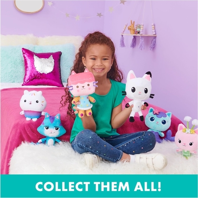 Gabby's Dollhouse, 7 ιντσών Kitty Fairy Purr-ific Plush Toy, Παιδικά Παιχνίδια για ηλικίες 3 ετών και άνω