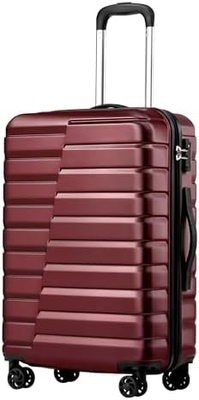 Βαλίτσα PC ABS TSA αποσκευές 3 κομμάτια Set Lock Spinner Carry on (Teal μπλε)