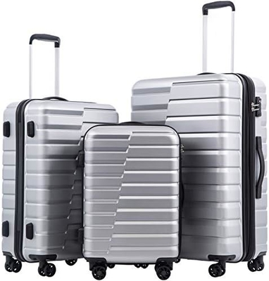 Βαλίτσα PC ABS TSA αποσκευές 3 κομμάτια Set Lock Spinner Carry on (Teal μπλε)