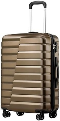 Βαλίτσα PC ABS TSA αποσκευές 3 κομμάτια Set Lock Spinner Carry on (Teal μπλε)