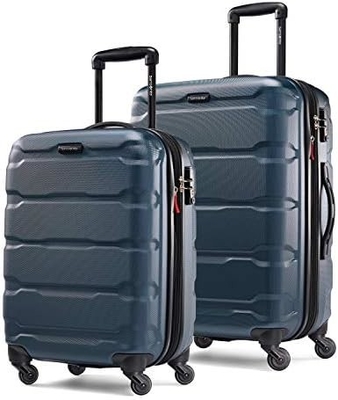 Omni PC Hardside επεκτάσιμη αποσκευή με τροχούς περιστροφής, Carry-On 20 ιντσών, Teal