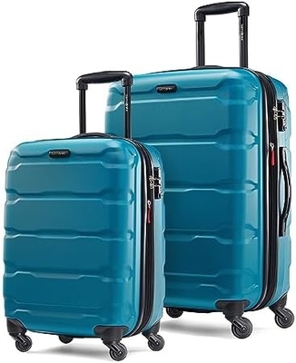 Omni PC Hardside επεκτάσιμη αποσκευή με τροχούς περιστροφής, Carry-On 20 ιντσών, Teal