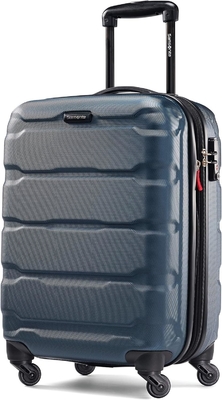Omni PC Hardside επεκτάσιμη αποσκευή με τροχούς περιστροφής, Carry-On 20 ιντσών, Teal