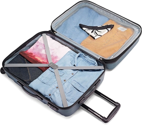Omni PC Hardside επεκτάσιμη αποσκευή με τροχούς περιστροφής, Carry-On 20 ιντσών, Teal