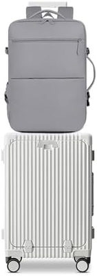 20in Aluminium Frame Hardside Spinner Wheel Luggage, Ενσωματωμένη κλειδαριά TSA Να μεταφέρετε στην βαλίτσα, με κάλυμμα ποτηριού &amp; USB Port