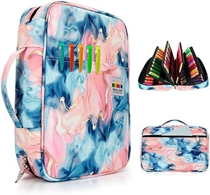300 Slots Color Pencil Case - Οργανωτής Κεφαλαίου Πένας με Handy Wrap &amp; Zipper, Πολυεπίπεδο Κρατήρα για Prismacolor Color Pen