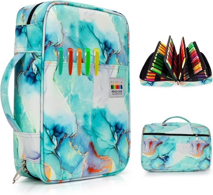 300 Slots Color Pencil Case - Οργανωτής Κεφαλαίου Πένας με Handy Wrap &amp; Zipper, Πολυεπίπεδο Κρατήρα για Prismacolor Color Pen