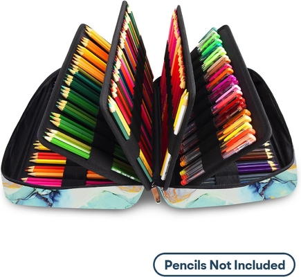 300 Slots Color Pencil Case - Οργανωτής Κεφαλαίου Πένας με Handy Wrap &amp; Zipper, Πολυεπίπεδο Κρατήρα για Prismacolor Color Pen